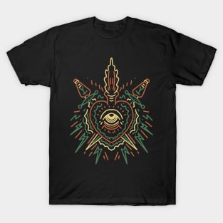 heart and dagger T-Shirt